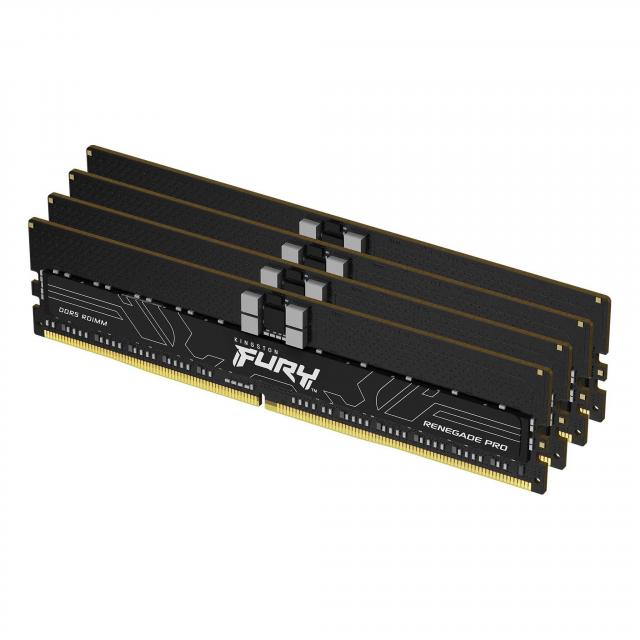 Memory Kingston FURY Renegade Pro 64GB(4x16GB) DDR5 6000MHz CL28 RDIMM - KF560R32RBK4-64 