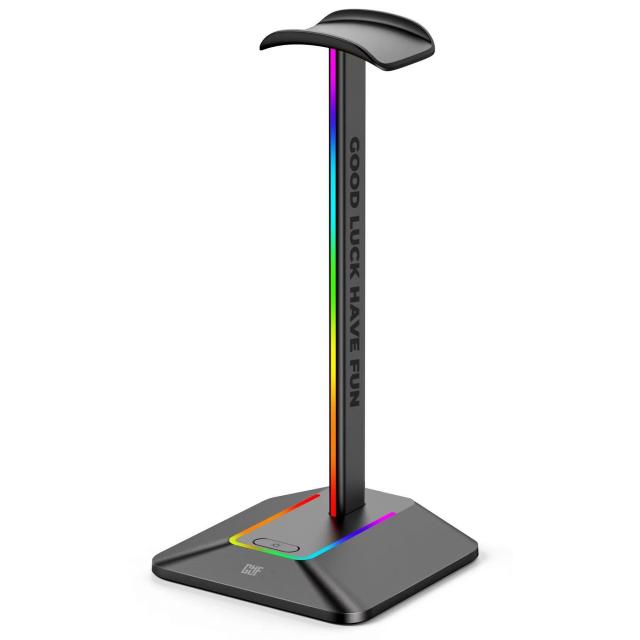 FragON -  2U RGB headset holder, Black 