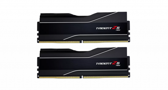 Памет G.SKILL Trident Z5 Neo Black 64GB(2x32GB) DDR5 PC5-48000 6000MHz CL32 F5-6000J3238G32GX2-TZ5N 