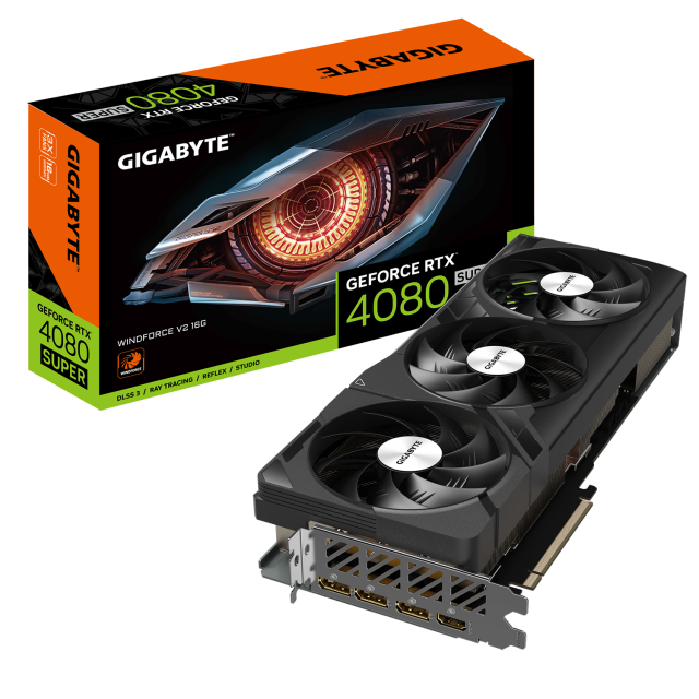 Видео карта GIGABYTE RTX 4080 SUPER WINDFORCE V2 16GB GDDR6X 