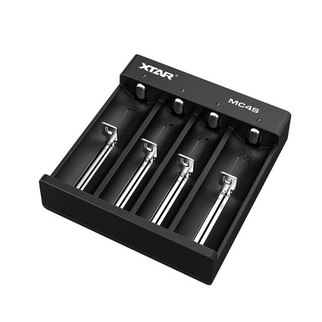 Charger  USB Type-C MC4S , Universal Charger, LiIon & NIMH, 18650, CR123; AA, AAA  -  XTAR 