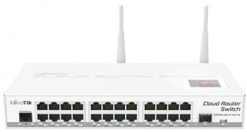 Router MikroTik CRS125-24G-1S-2HND-IN, CPU 600MHz, 128MB, 24 ports, WiFi