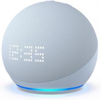 Multimedia Speaker with clock Amazon Echo Dot 5, Blue