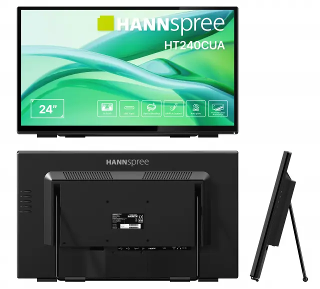 Touchscreen Monitor Hanspree HT240CUA - 23.8" VA FHD(1920x1080), HDMI, USB-C 