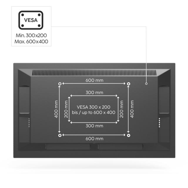 Стойка за TV HAMA Easel design, 75", 118093 