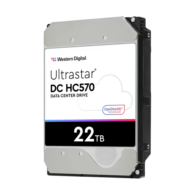 WD Ultrastar DC HC570, 22TB, 7200RPM, SATA 6GB/s 