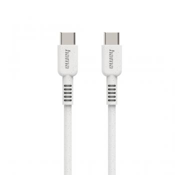 Кабел за зареждане HAMA "Eco", USB-C - USB-C, 1 м, 187282