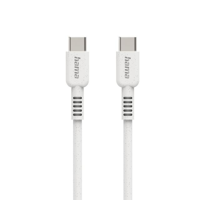 Кабел за зареждане HAMA "Eco", USB-C - USB-C, 1 м, 187282 