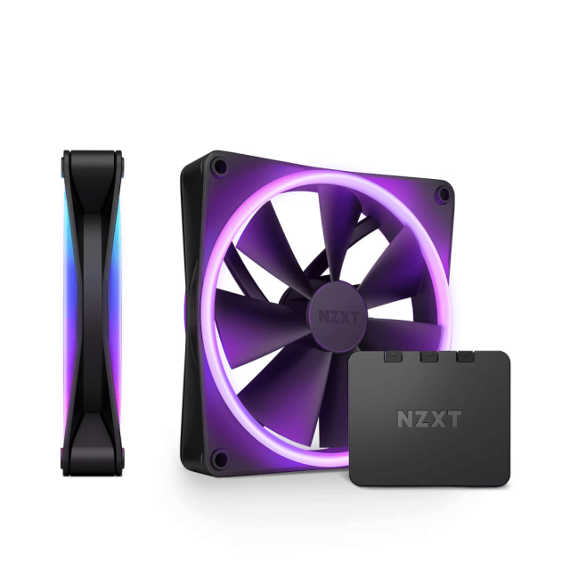 Комплект вентилатори NZXT F140 RGB Duo Black2бр, RGB Контролер 