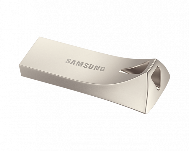 USB памет Samsung BAR Plus, 256GB, USB-A, Сребриста 