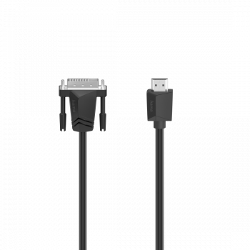 Hama Video Cable, DVI Plug to HDMI™ Plug, Ultra-HD 4K, 1.50 m