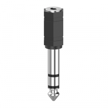 Hama Audio Adapter, 3.5 mm Jack Socket - 6.3 mm Jack Plug, Stereo