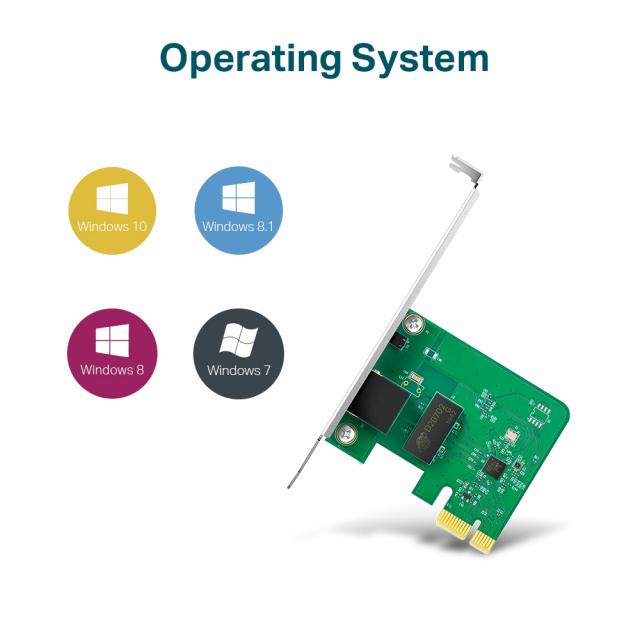 Ethernet Adapter TP-LINK TG-3468, PCI-ex, V4, low 