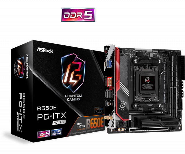 Motherboard ASROCK B650E PG-ITX WiFi, AM5 