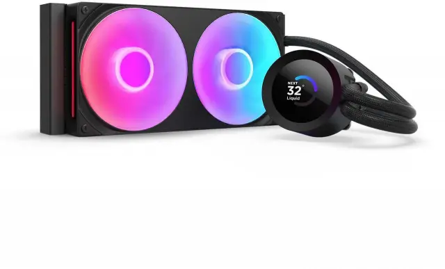 AIO Liquid Cooler NZXT Kraken Plus 240 RGB LCD Display - Black 