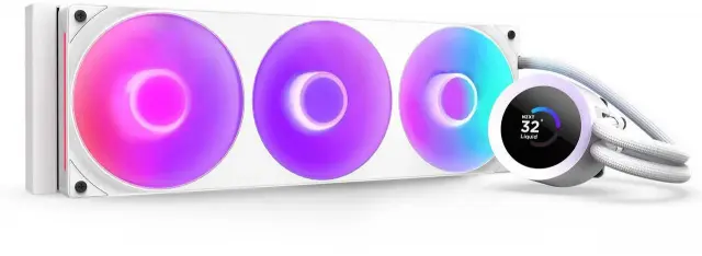 AIO Liquid Cooler NZXT Kraken Plus 360 RGB LCD Display - White 