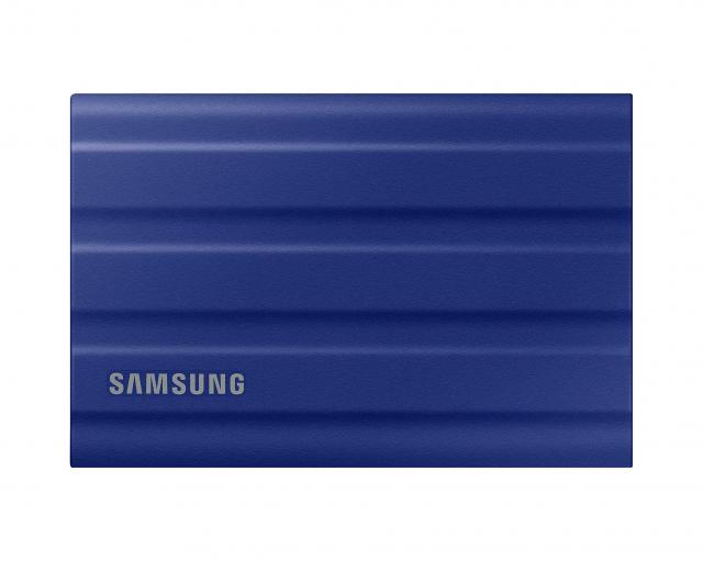 Външен SSD Samsung T7 Shield, 1TB USB-C, Син 