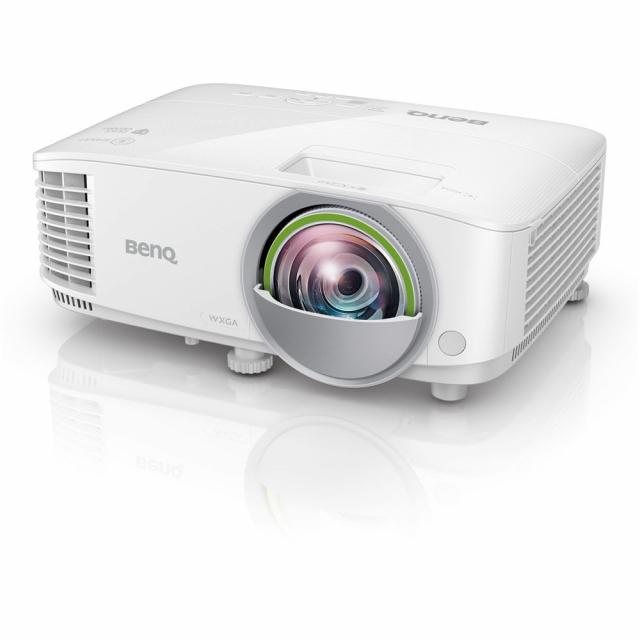 Видеопроектор BenQ EW800ST, DLP, WXGA, 3300 ANSI, 20000:1, Късофокусен, Бял 