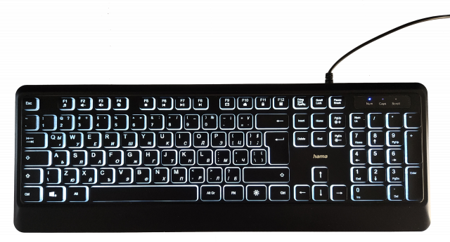 Hama "KC-550" Illuminated Keyboard, 182671 