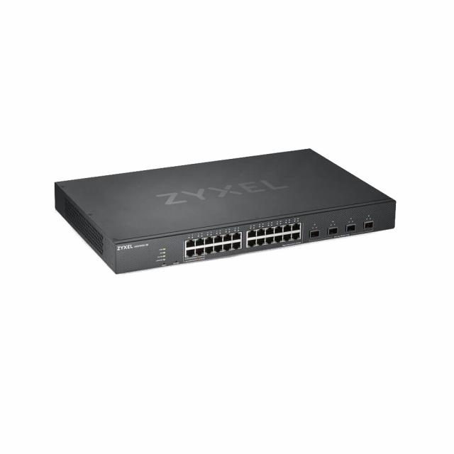 Суич ZYXEL XGS1930-28HP, 28 портов управляем L3, 24x Gigabit, 4x SFP+ порта, PoE ports 