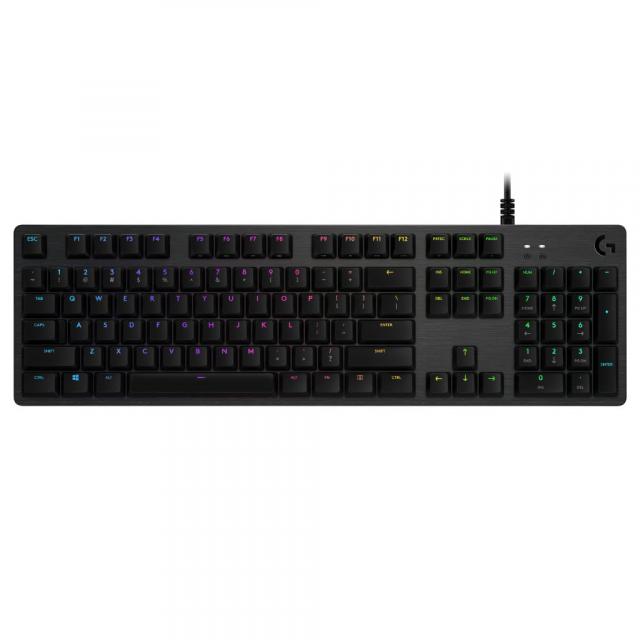 Геймърска механична клавиатура Logitech G512 Carbon GX Red Linear 