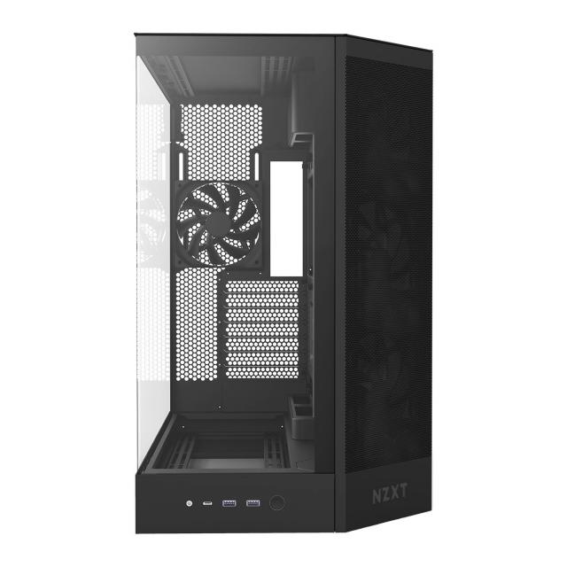 Case NZXT H9 Flow Dual-Chamber - Matte Black 