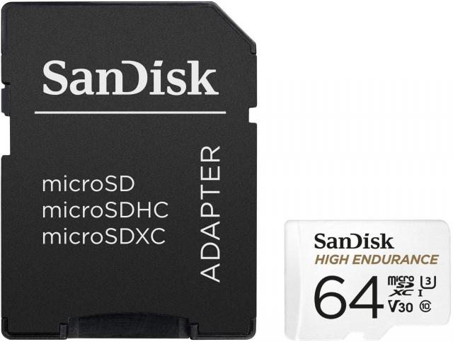 Карта памет SANDISK micro SDXC UHS-I, U3, SD Адаптер, 64GB 