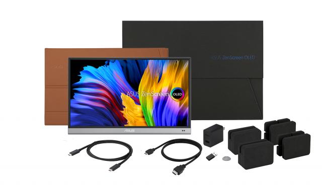 Монитор ASUS ZenScreen MQ16AH - 15.6",OLED, 1ms, HDR-10 