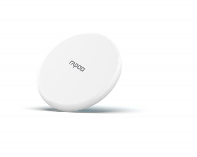 Wireless Charger for Smartphones RAPOO XC105, Qi, 5W/7.5W/10W, White 