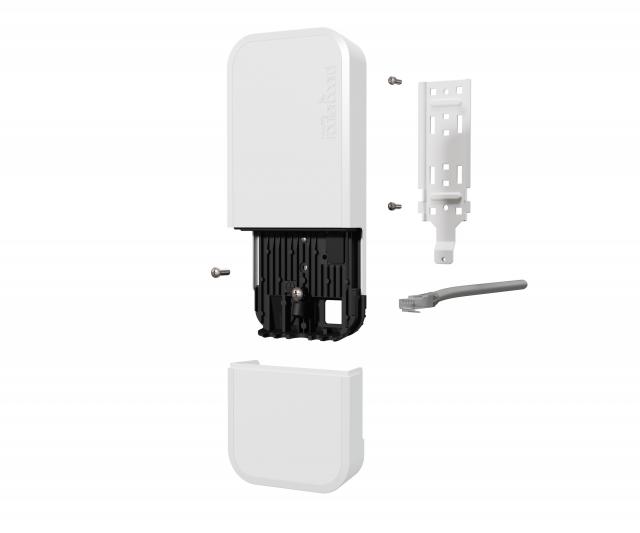 Безжичен Access Point MikroTik wAP ac RBwAPG-5HacD2HnD, 2 x 10/100/1000, 2.4 GHz (300Mpbs)/5GHz (867Mbps) 