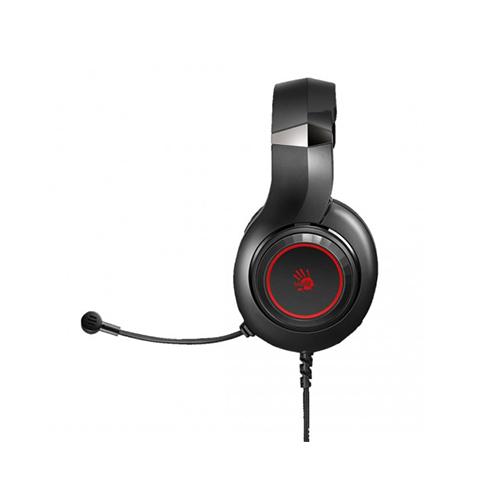 Gaming Earphone A4TECH Bloody G220S, Microphone,black and red 