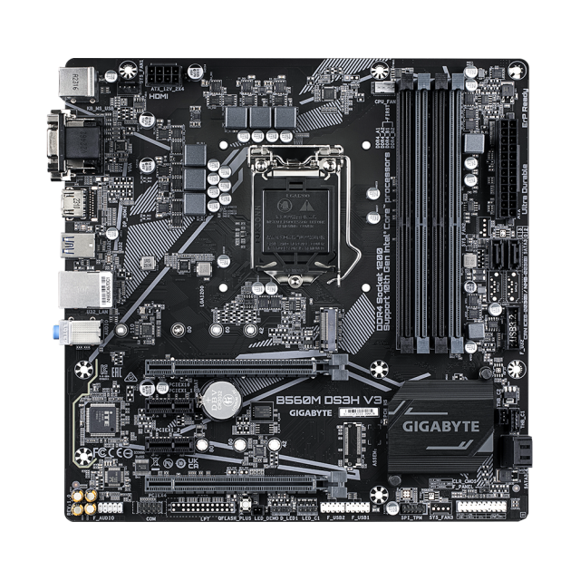 Motherboard GIGABYTE B560M DS3H V3, socket 1200, mATX 4xDDR4 