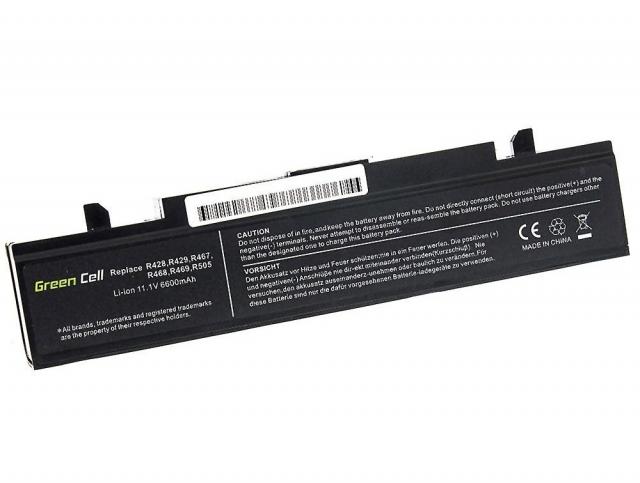 Laptop Battery for Samsung RV511 R519 R522 R530 R540 R580 R620 R719 R780 PB2NX6W PB9NC6B 11.1V 6600mAh GREEN CELL 