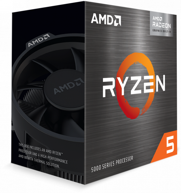 Процесор AMD Ryzen 5 5600G, 3.9GHz(Up to 4.4GHz), 65W, AM4 