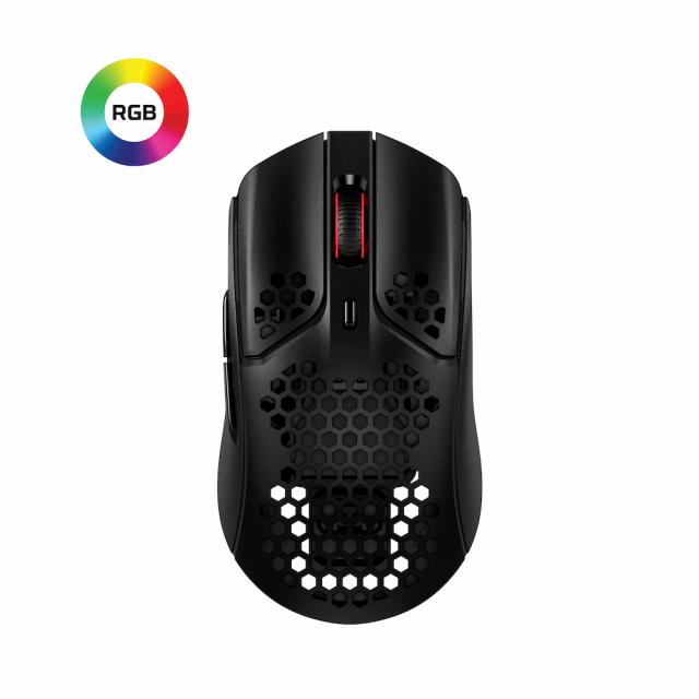 Геймърска мишка HyperX Pulsefire Haste, Wireless, RGB, USB, Черен Червен 