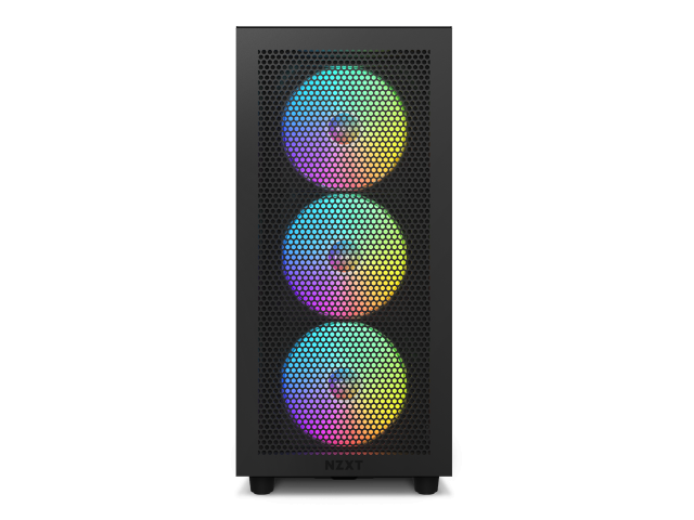 Кутия NZXT H7 Flow RGB Matte Black Mid-Tower 