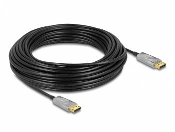 Оптичен кабел Delock, Активен, DisplayPort 1.4, 8K, 20 m