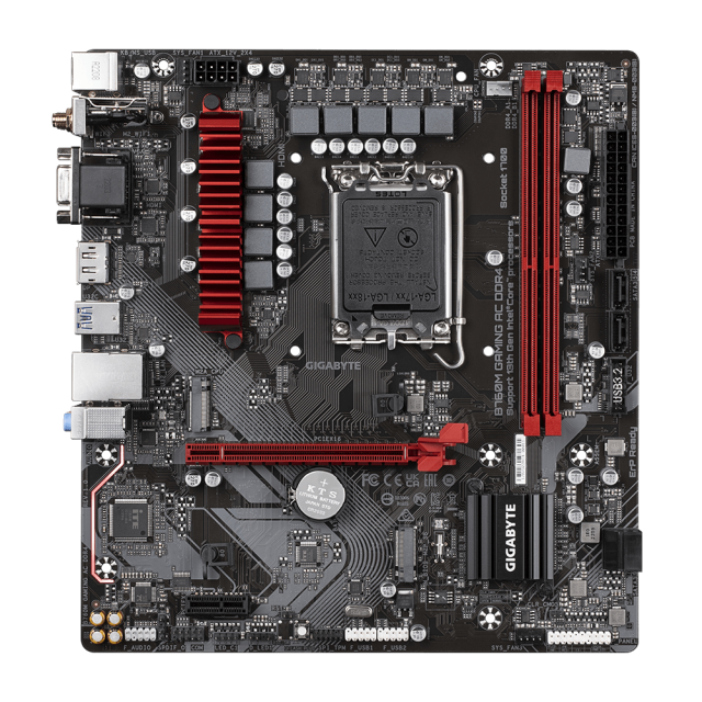 Дънна платка GIGABYTE B760M GAMING AC, LGA 1700 