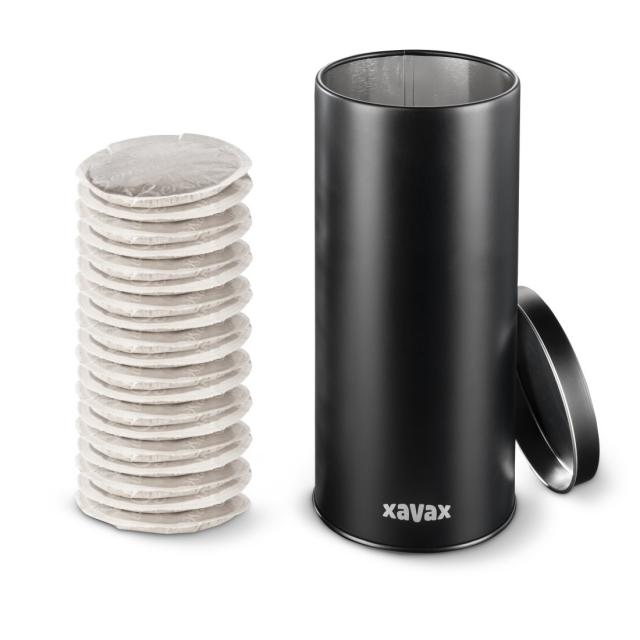 Xavax Coffee Pad Tin for Storing 20 Senseo Pads, 111272 