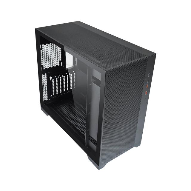 Case FSP CMT580B Mesh TG E-ATX Mid Tower, Black 