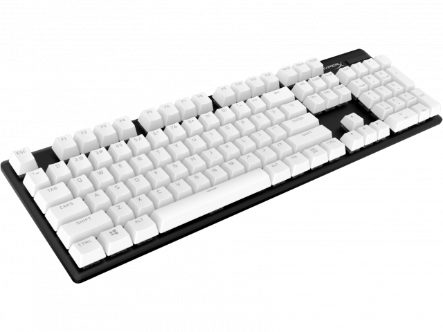 Капачки за механична клавиатура HyperX Full key Set Keycaps - PBT (White) 