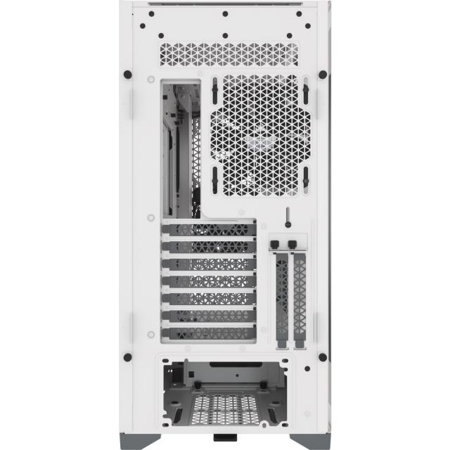 Кутия Corsair 5000D Airflow Mid Tower, Tempered Glass, Бяла 