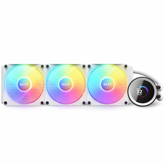 AIO Liquid Cooler NZXT Kraken 360 RGB White, LCD Display 