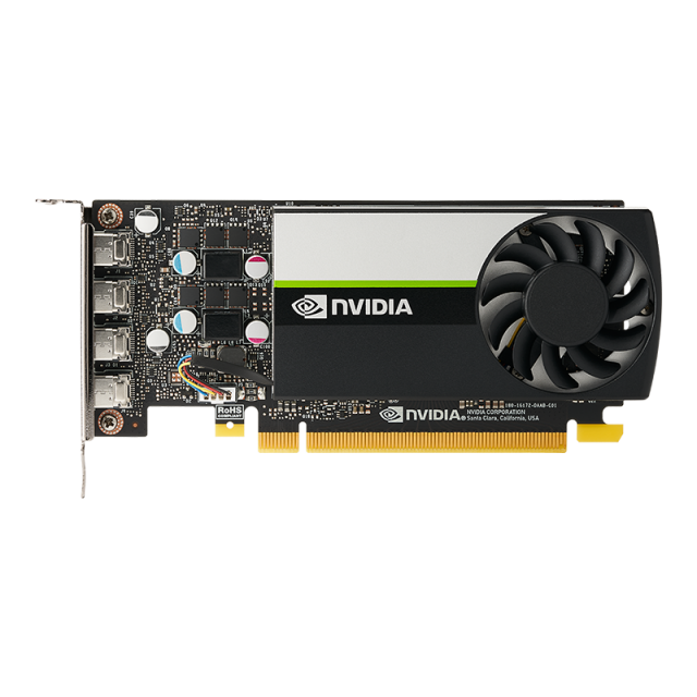 Видео карта PNY NVIDIA Quadro T1000, 4GB, GDDR6, 128 bit, miniDisplayPort 