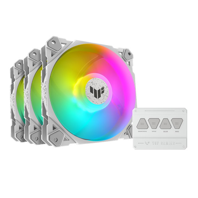 Fan Pack 3in1 ASUS TUF GAMING TF120 WHITE EDITION 