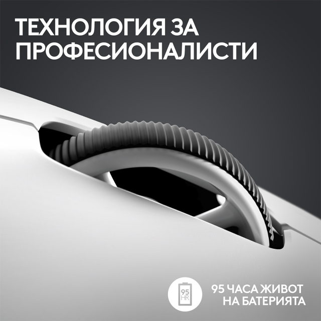 Геймърска мишка Logitech G Pro X Superlight 2 Wireless White 