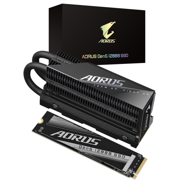 SSD Gigabyte AORUS 12000, 1TB, NVMe, PCIe Gen5 