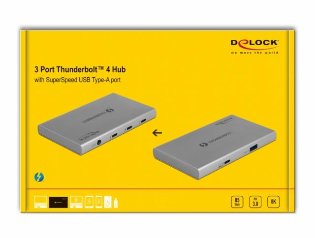 Delock Thunderbolt 4 Hub, DELOCK-64157 