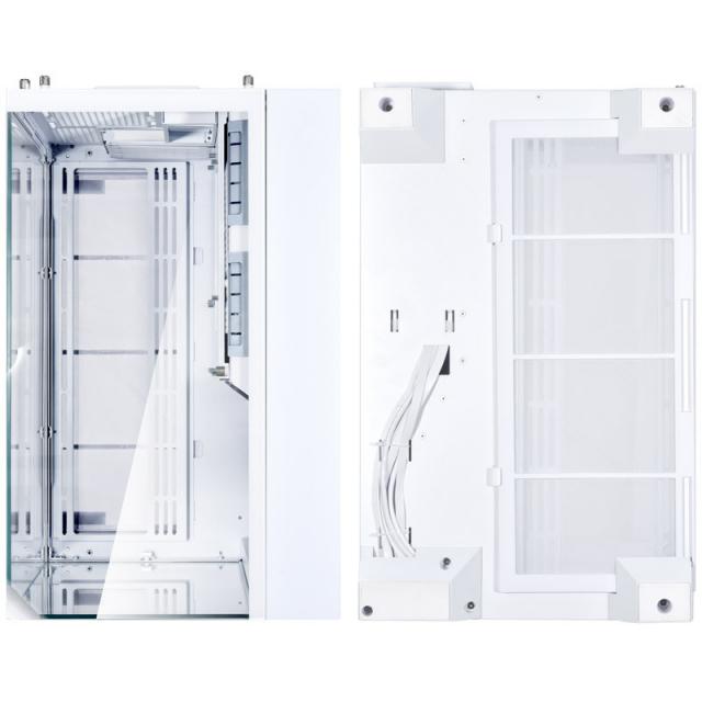 Кутия Lian Li O11 Vision Mid-Tower, Tempered Glass, Бял 