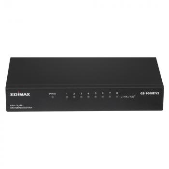 Switch cu 8 porturi EDIMAX GS-1008E V2, Gigabit